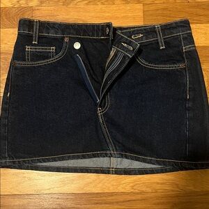 Zara Indigo Denim Skirt